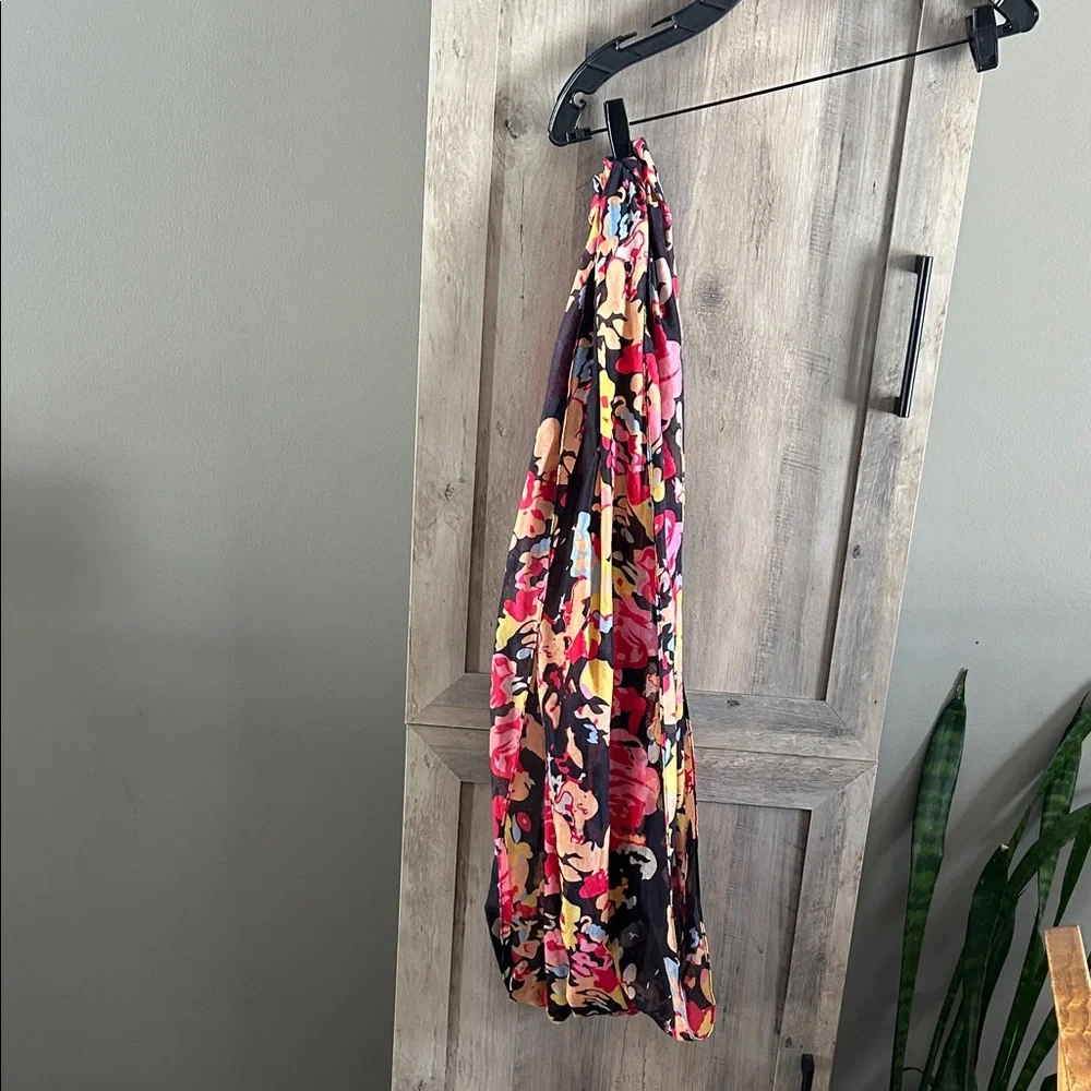 Floral scarf wrap